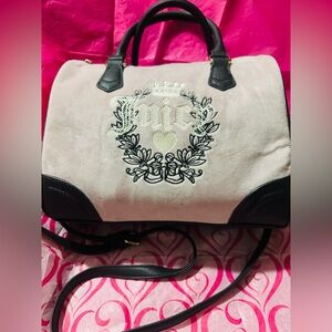 Juicy Couture✨🩷🖤Blush Pink and Black Women's Bag